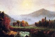 Thomas Cole Morning Mist Rising oil painting